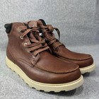 Sorel Madson Ii Men s Moc Toe Waterproof Boots  Size Us 11 5  Brown Leather