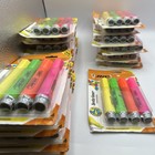 B2s Lot Of 18 Bic Brite Liner Fluorescent Highlighters Chisel 4  Pack Wont Dry