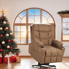 Electric Power Lift Recliner Chair Sofa With Massage And Heat For Eldely Remote