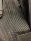 New Men   s Black Wool Tuxedo Suit W  Sparkling Pinstripes  could Run Size M Or L 
