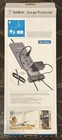 Belkin Slim Surge Protector 12-outlet Power Strip 8  Cord Cable Management  new 