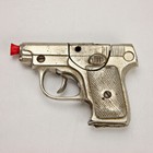 1930s-40s Cast Iron Junior Police Chief Toy Cap Gun Metal Grip