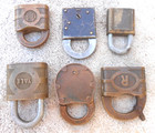 6 Vintage  Padlocksyale  Secure    No Key Locksmith  Art  Collectors   