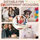 40-year-old Track-shaped Birthday Candles In Red And Gold  3d Cake Decoration 