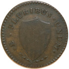 1787 New Jersey Copper Half-penny Colonial   Maris 62-q Sprig Over Plow    0151