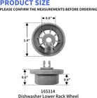  For Bosch  Fits Lg   Kenmore 165314 Dishwasher Lower Rack Roller Wheels 8pack