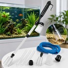 Electric Aquarium Gravel Cleaner Fish Tank Vacuum Water Changer Filter 5-in-1