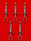 Dental Aspirating Syringe 5 Pack  Reusable Stainless Steel Dental Injection Tool