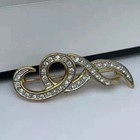 Women Fancy Brooch Pin 14k Yellow Gold Plated 2 00ct Round Cut Simulated Diamond