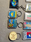Lot Of 35 Vintage To New Advertising Souvenir Keychains Key Ring Collection