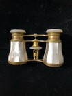 Vtg Lemaire Fi Paris Mother Of Pearl Opra Glasses With Case 2 Pieces Missing