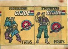 Argentina 1984 Ultra Figus Figuritas Gi Joe Sticker Pack