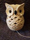 Vintage Ceramic Owl Night Light Table Lamp
