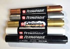 Sakura Permapaque Dual Point Opaque Paint Marker Set 5pack Fine Chisel Permanent