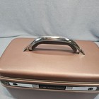 Vintage 1987 Samsonite Silhouette 4 Train Case W  Mirror   Tray Mauve Rose Usa