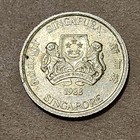 Singapore          Five  5  Cents Coin 1988