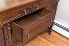 Antique Victorian Renaissance Revival Sideboard Walnut 