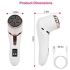 17pcs Electric Foot Callus Remover With Vacuum Foot Grinder Rechargeable Foot Fi
