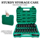 1 2  Drive Impact Socket Set 20 Piece Deep Socket 6 Point Metric Size  8-32mm 