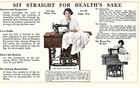 White Sewing Machines Vintage 1919 Brochure Sit-strate Models No 70   8w70 Rare