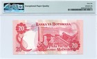 1979  nd  Bank Of Botswana 20 Pula  Pick  5b Low S n - Pmg Gem Unc 66 Epq