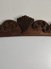 Vtg Antique Victorian Wood Pediment 32  Architectural Furniture Salvage 
