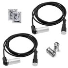 2 Pcs Truck Wheel Speed Abs Tailer Sensor Kit Replacement For Wabco Abs Wheel