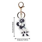 11pcs Miss Circle Fundamental Paper Education Acrylic Automotive Keychain Toy