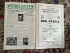 Riders Of The Sage 1939 Metropolitan 12x18  Western Pressbook Bob Steele