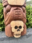 New 3    Big Toe Designed Coconut Palm Tiki Bar Decor Oceanic Skull