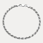 4mm Diamond Cut Rope Bracelet - Solid 925 Sterling Silver Or 14k Gold Vermeil