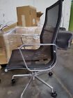 2005 Eames Herman Miller High Executive Aluminum Group Desk Chair Black Mesh