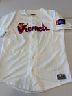 Used Signed Cedar Rapids Kernels Minor League Baseball Jersey 46  Single A