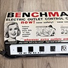 Vintage 1969 Fedtro Benchmaster Electric Outlet Control Center Power Strip Nos