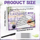 2 Pack Cursive Grooved Handwriting Workbooks Magic Grooved Cursive Reusable W   