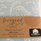 New Fitted Crib Sheet Dinosaur Theme Blue 100  Cotton For Baby   Lovegood Baby