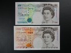 2no  1993 Kentfield  gb england    5     10 Banknotes Fresh Unc dl99 kk99 000567