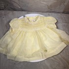 Honeysuckle Vintage 1950 s Yellow Baby Dress  Bonnet Bloomers- Sears robuck   Co