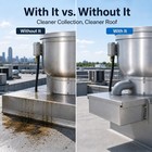 Grease Box For Restaurant Exhaust Fan  Commercial Grease Holder Rooftop Canopy