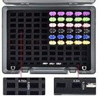 Flash Drive Case Usb Memory Stick Sd Card Storage Organizer- Holds 104pcs 