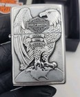 2022 Harley Davidson Zippo Lighter Eagle On Globe Nib
