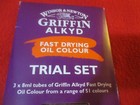 Winsor   Newton Griffin Alkyd Fast Drying Oil Color Trial Set 3 X 8ml Sealed