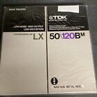 New - Tdk Sound Recording Tape Lx 50 120b M 2500ft Metal Audio Reel Vintage Tape