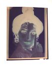 Cher Dramatic 1970 s Photo Shoot Purple Nails Eyeliner Vintage 5x4 Negative