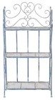 Outdoor Collection Torus Antique Blue 3-tier Shelf  fully Assembled 