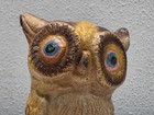 Vintage Cast Iron Owl Bank