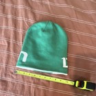 Y2k Burton Green White Reversible Beanie Winter Snowboarding Skiing Hat Unisex