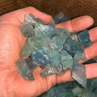 1000 Carat Lots Of Small Green Fluorite Rough - Plus A Free Faceted Gemstone 