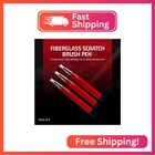 Fiberglass Tip Scratch Brush Pens  Fine Tip  Pcb  Metal   Jewelry  3 Pcs
