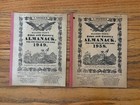 Vintage Hagers Town - Town   Country Almanac  2 Issues  1949   1958 - Free Ship